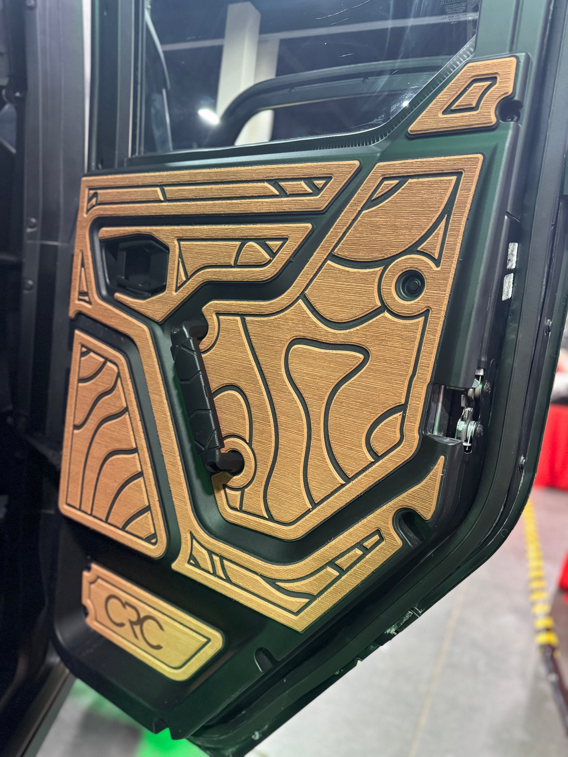 Polaris Xpedition EVA foam door kit by CRC Foam, providing a comfortable off-road ride, noise reduction, and stylish customization