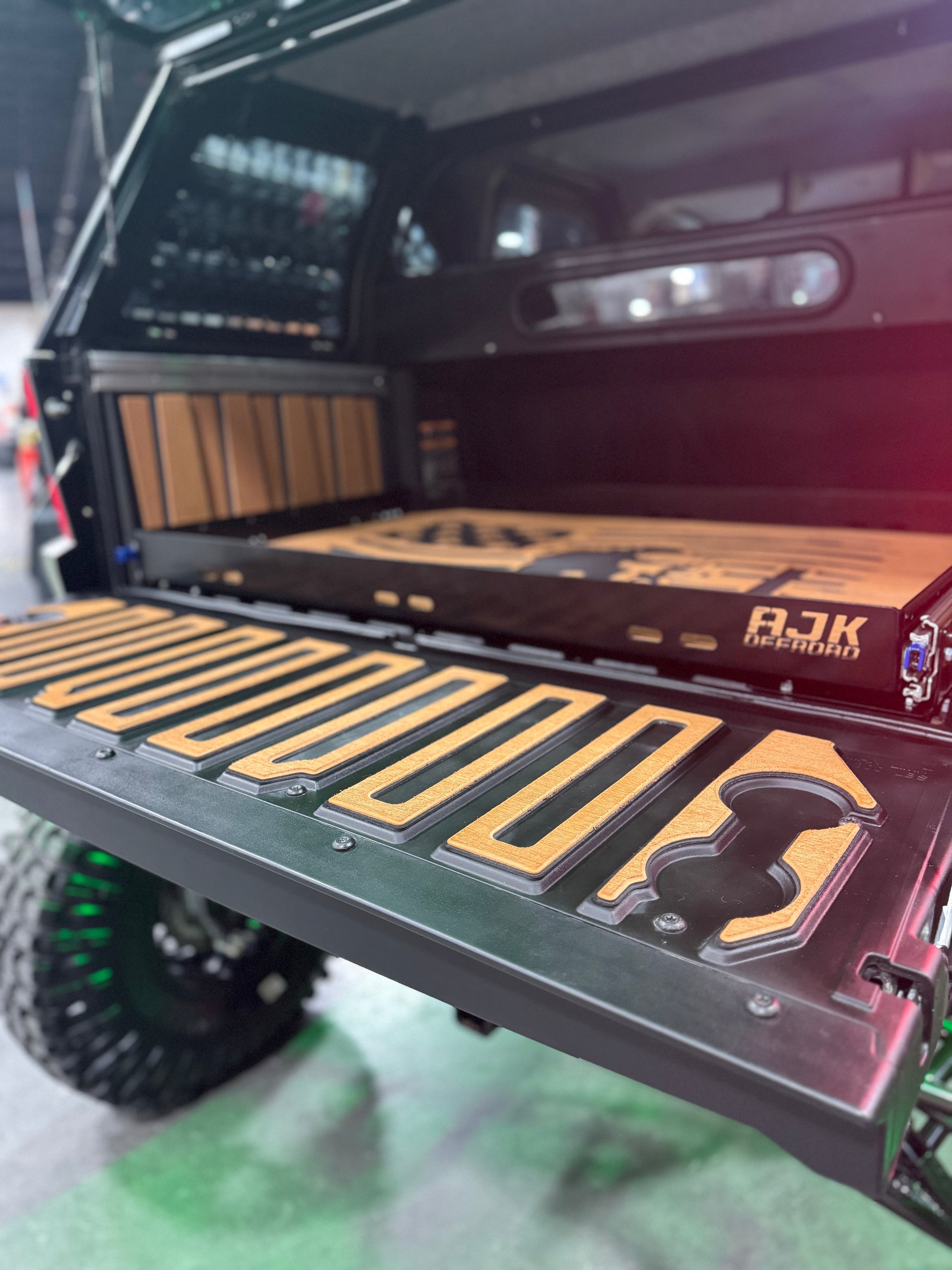 CRC Foam trunk kit for Polaris Xpedition, including removable 1/4-inch rubber and EVA foam top for easy cleanup and off-road durability