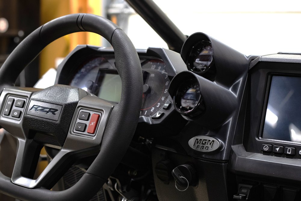 20-24 Polaris RZR Pro Single Gauge Pod