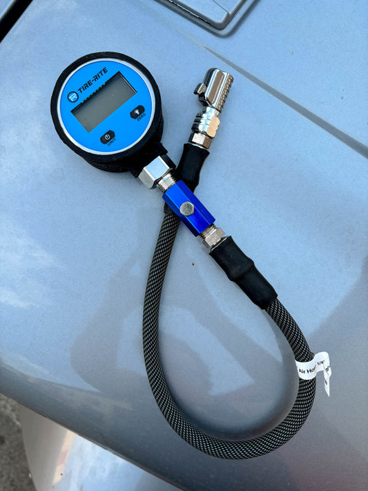 Quickie Pro Tire Gauge with Bleed Valve