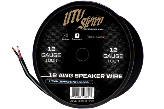 12 AWG Speaker Wire Roll - 12ft | UTVS-12AWG-SPWIRE-12