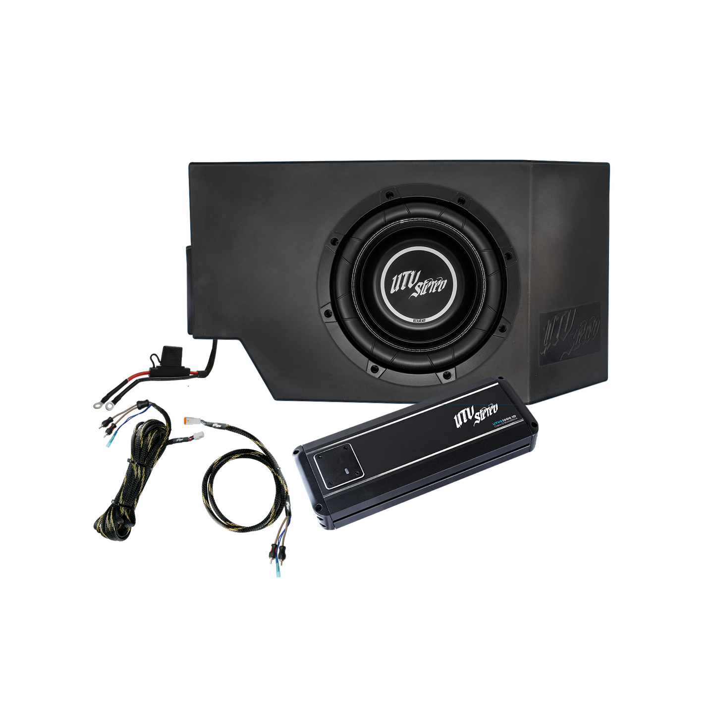 Can-Am® Defender 1000W Single Driver Side 10" Subwoofer Kit | UTVS-DEF-SUB-1000-DRIVER