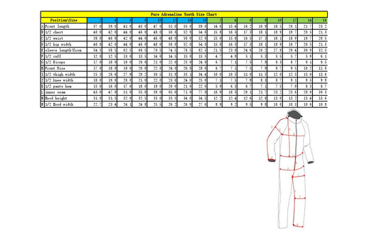 Orange / Black Youth Mono Suit