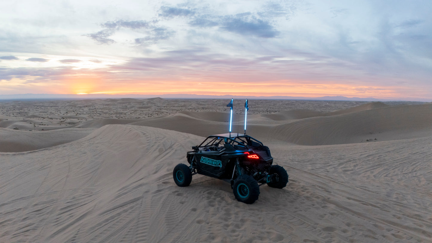 Marshin Chrome Black - Set of Whips