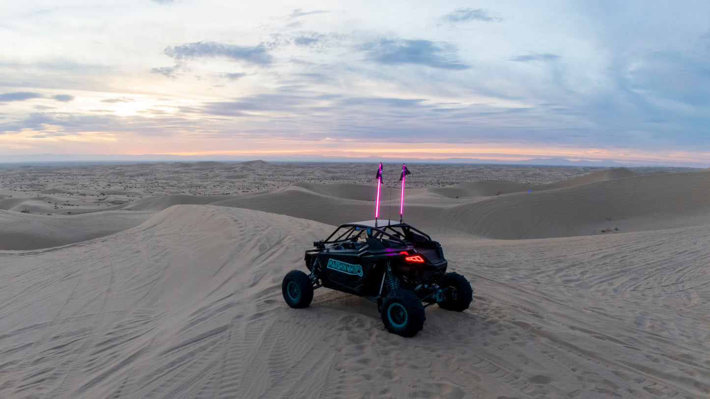 Marshin Chrome Black - Set of Whips