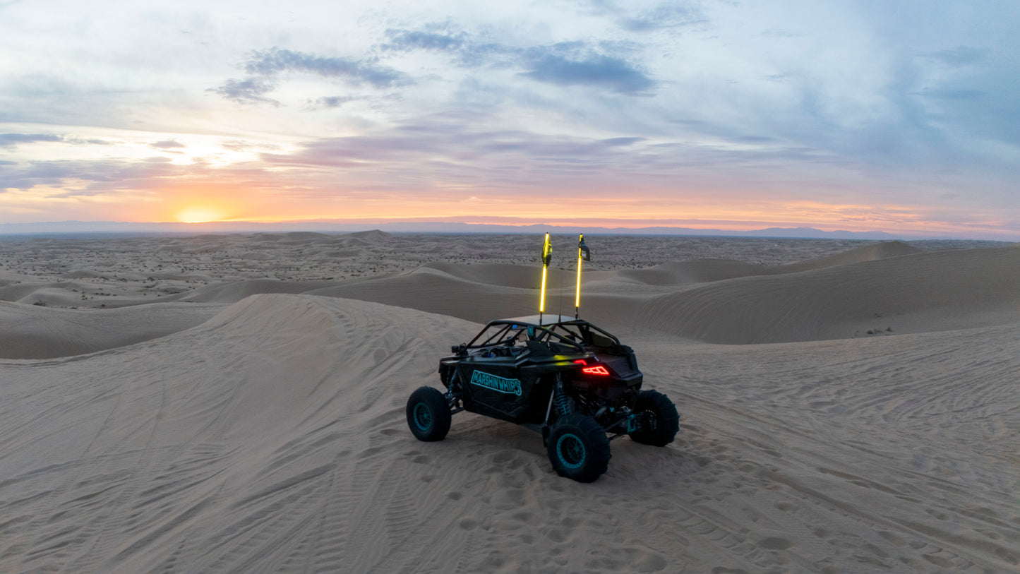 Marshin Chrome Black - Set of Whips