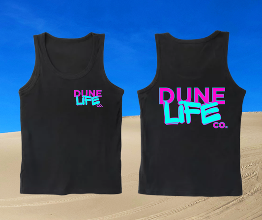 *NEW DUNE LIFE CO. PINK/TEAL TANK TOP