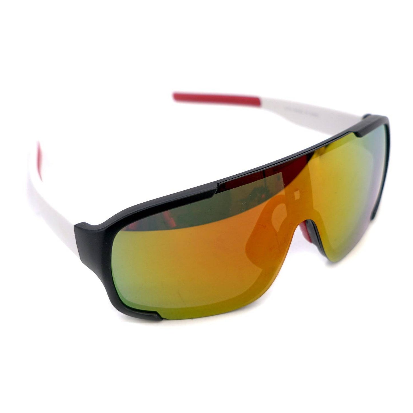 Black / White / Red Mirrored Boarder Sunglasses (2024)
