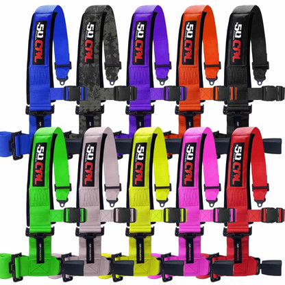 2" & 3" 4 point Harness with push button release