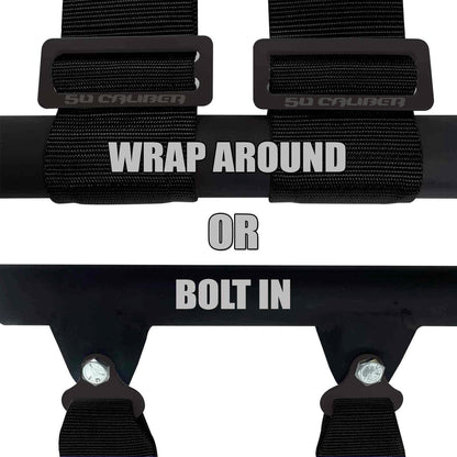 2" & 3" 4 point Harness with push button release