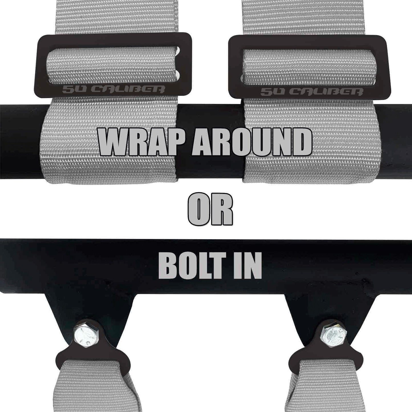 2" & 3" 4 point Harness with push button release