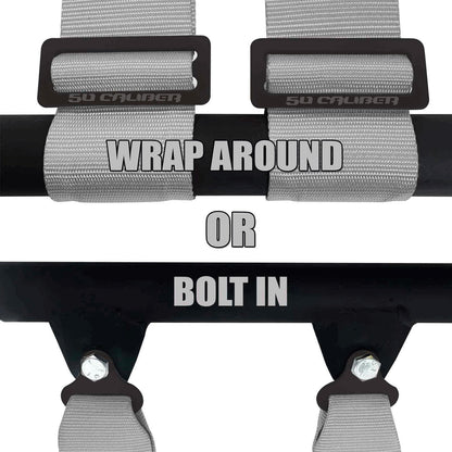 2" & 3" 4 point Harness with push button release
