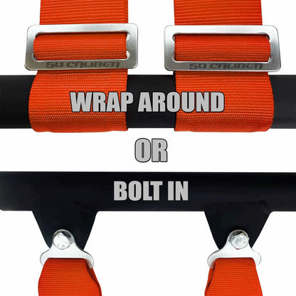 2" 4 point Harness 50 Caliber Racing Harness