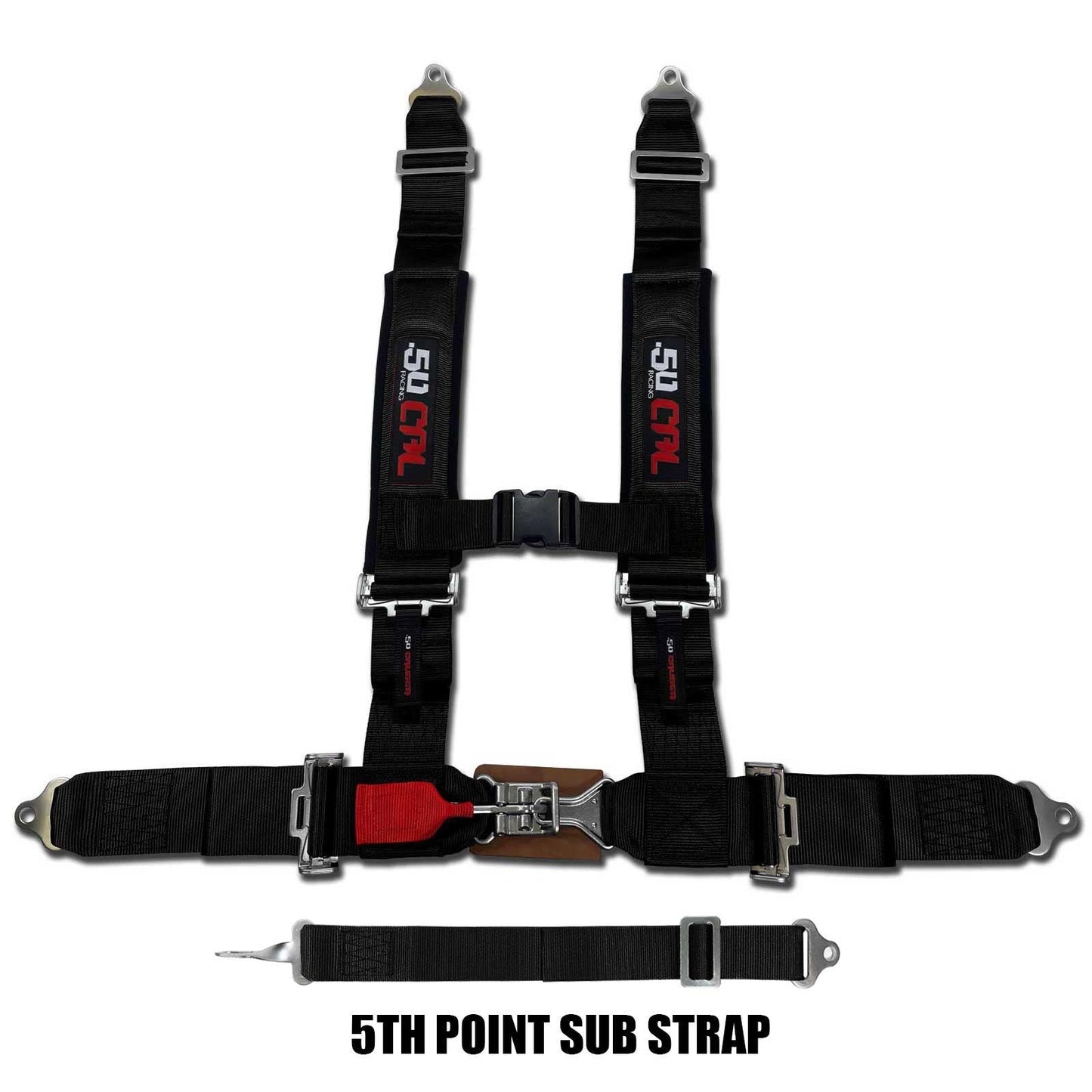 3" 5 point Harness 50 Caliber Racing Harness
