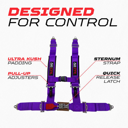 2" 4 point Harness 50 Caliber Racing Harness
