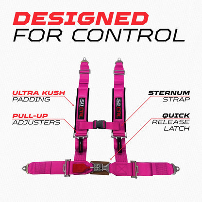 2" 4 point Harness 50 Caliber Racing Harness