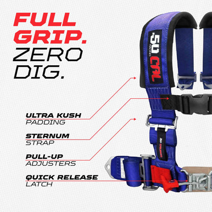 3" 5 point Harness 50 Caliber Racing Harness