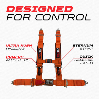 3" 5 point Harness 50 Caliber Racing Harness