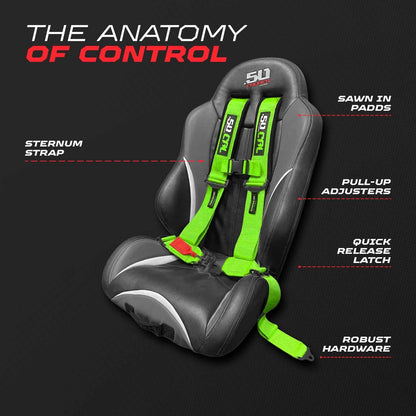 2" & 3" 4 Point Quick Fit Harness