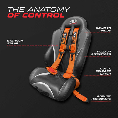 2" & 3" 4 Point Quick Fit Harness