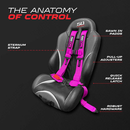 2" & 3" 4 Point Quick Fit Harness