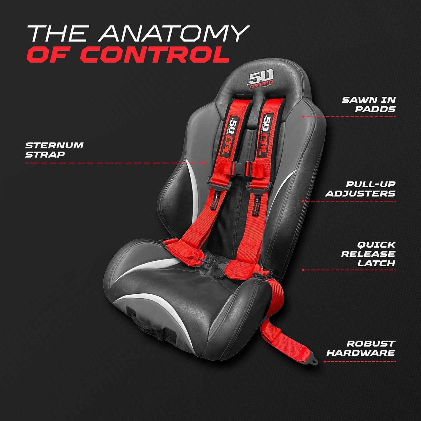 2" & 3" 4 Point Quick Fit Harness