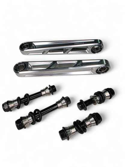 2024+ Can Am Maverick R Front Sway Bar Links Anodized (Clear)