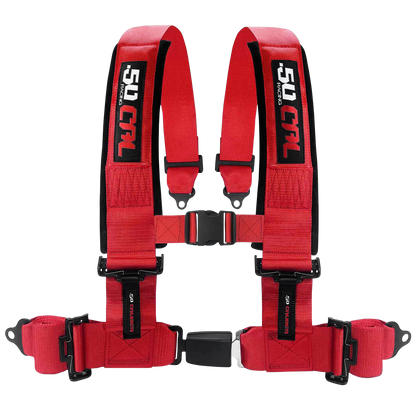 2" & 3" 4 point Harness with push button release