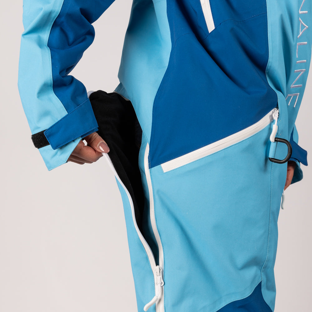 Splish Splash / Snorkel Blue  Womens Drop Mono Suit