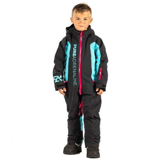 Black / Scuba Blue  Youth Mono Suit