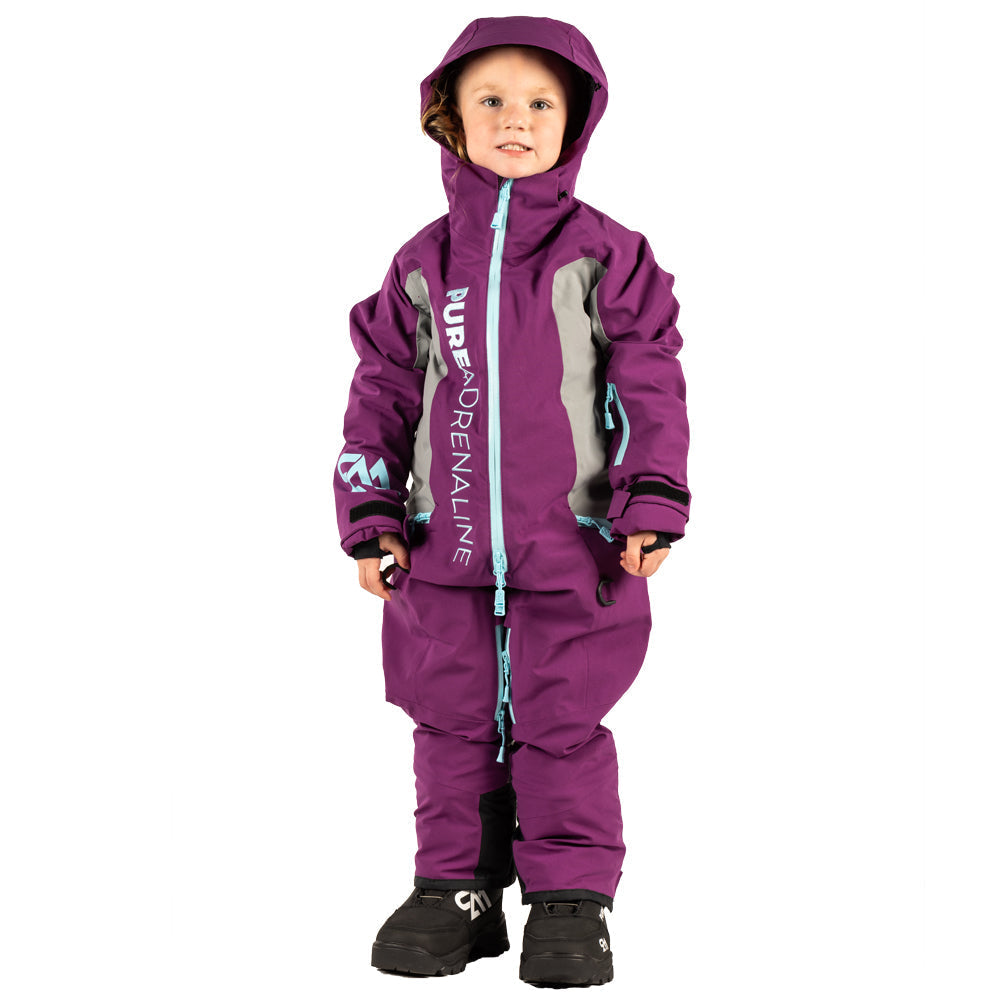 Phlox / Grey  Youth Mono Suit