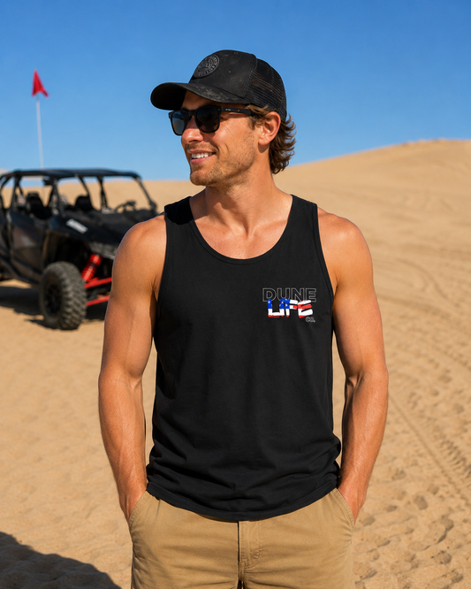 Dune Life Co. USA Logo Tank Tops