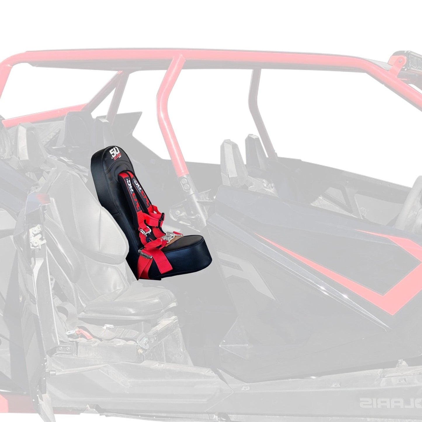 RZR PRO XP 4 Rear Bump Seat & Safety Harness