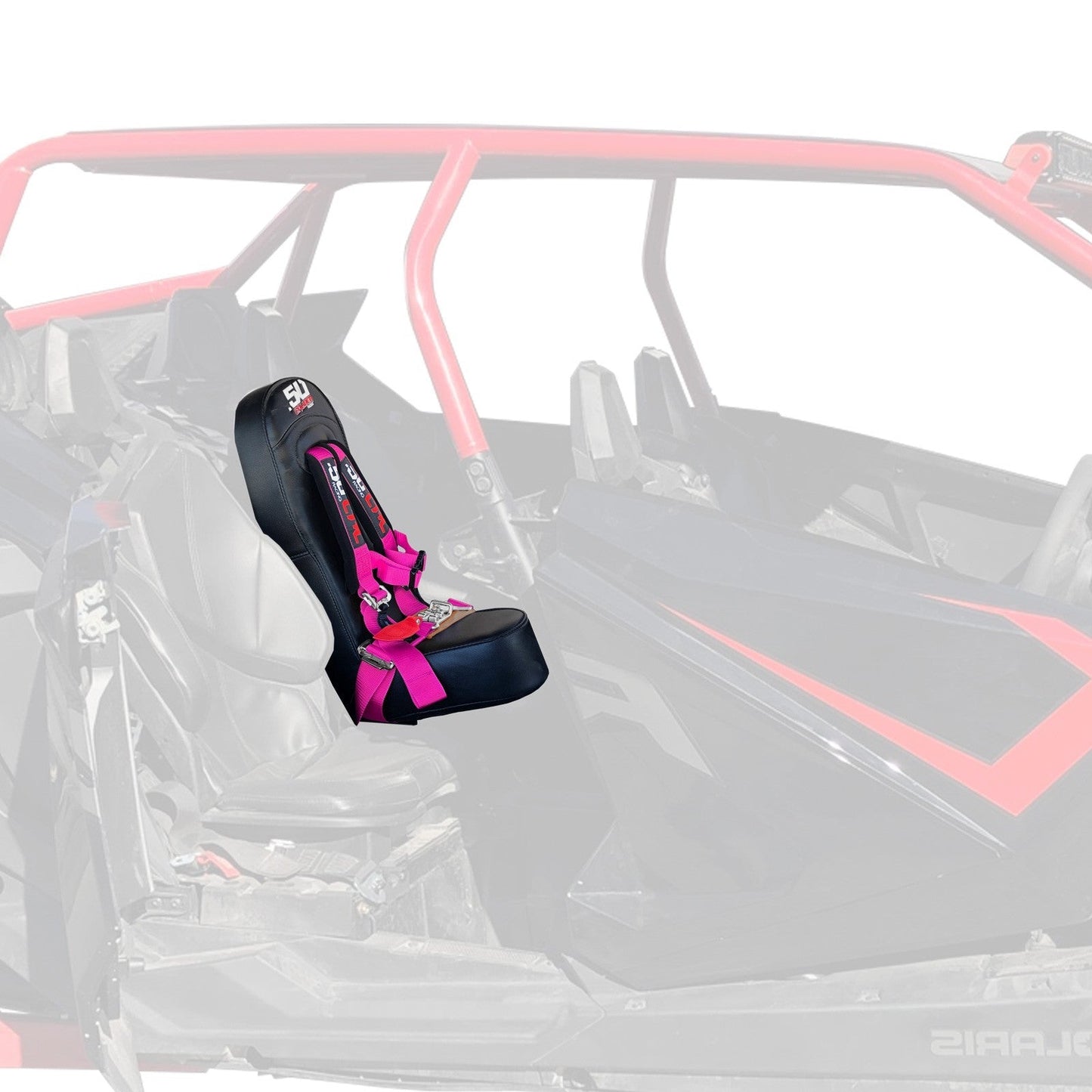 RZR PRO XP 4 Rear Bump Seat & Safety Harness