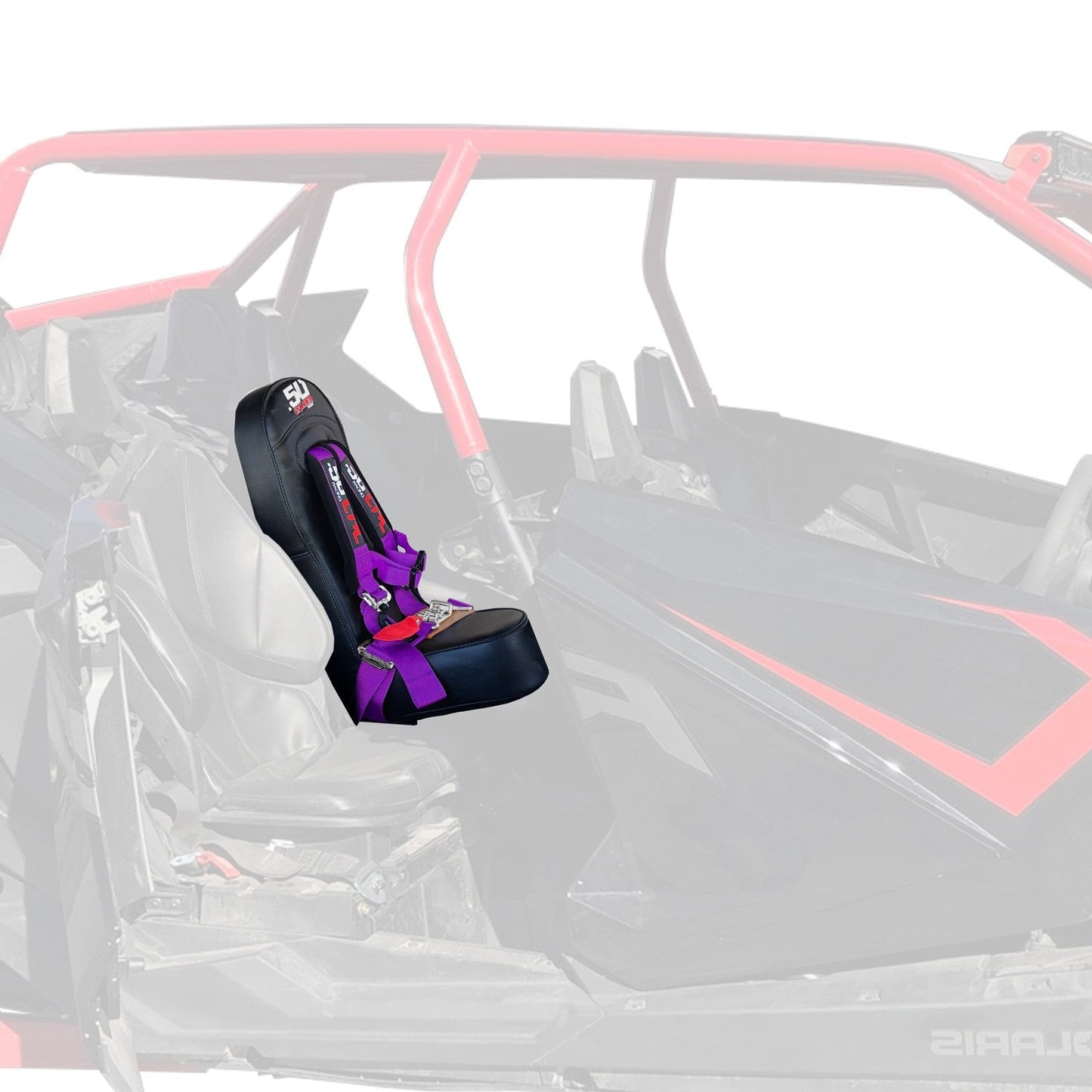 RZR PRO XP 4 Rear Bump Seat & Safety Harness