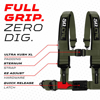 2" & 3" 4 Point Quick Fit Harness