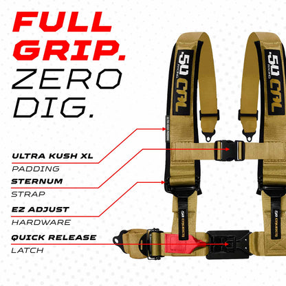 2" & 3" 4 Point Quick Fit Harness