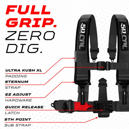 2" & 3" 4 Point Quick Fit Harness