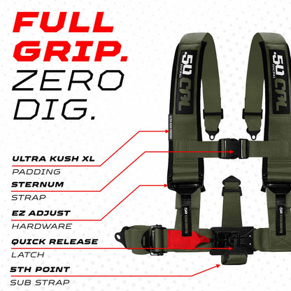 2" & 3" 4 Point Quick Fit Harness