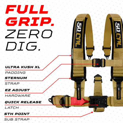 2" & 3" 4 Point Quick Fit Harness