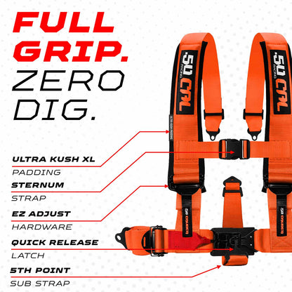 2" & 3" 4 Point Quick Fit Harness