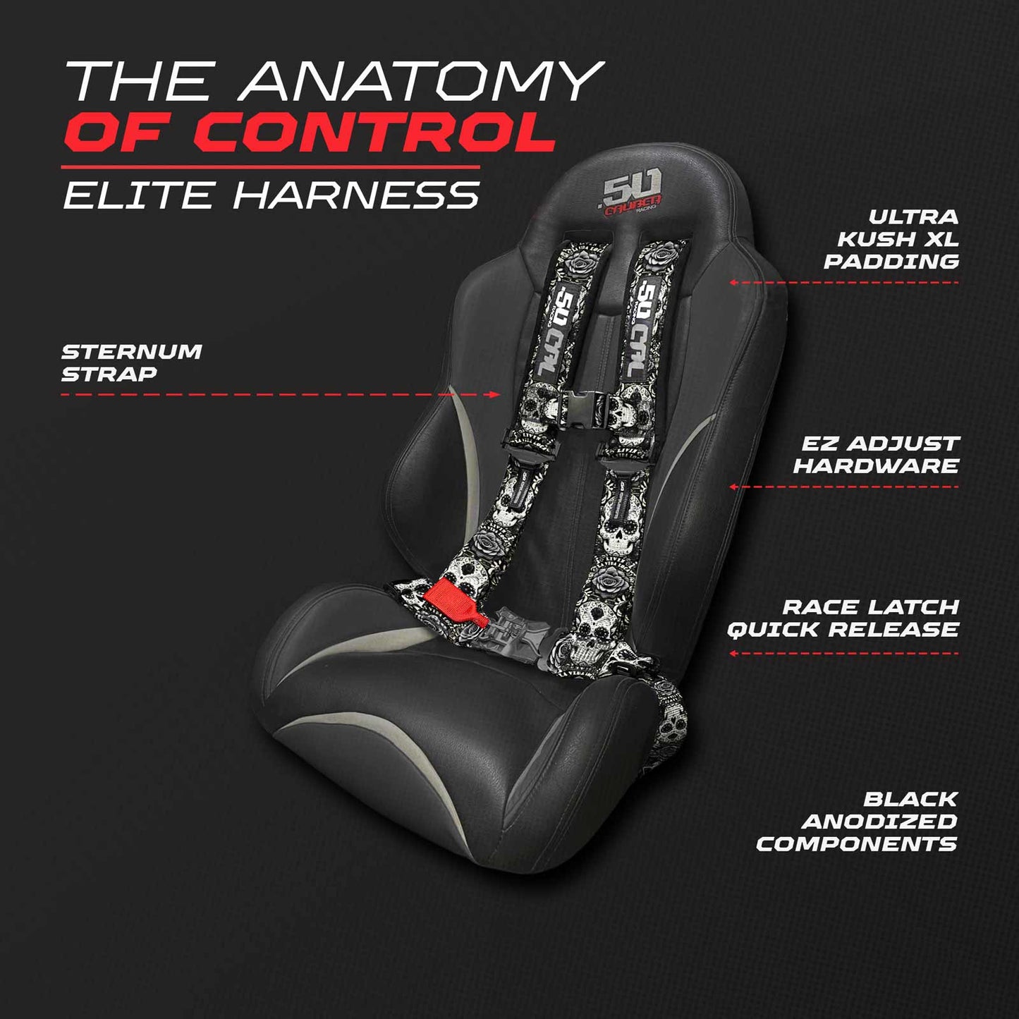 2" & 3" 4 Point Quick Fit Harness