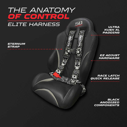 2" & 3" 4 Point Quick Fit Harness