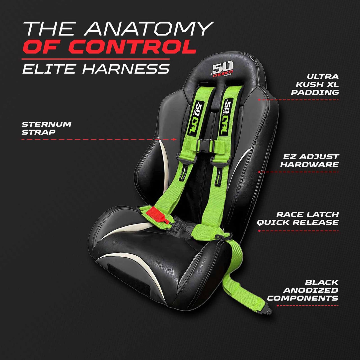 2" & 3" 4 Point Quick Fit Harness