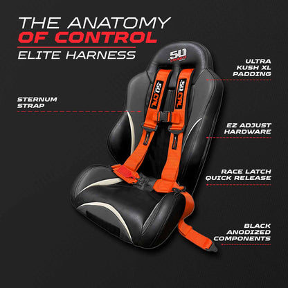 2" & 3" 4 Point Quick Fit Harness