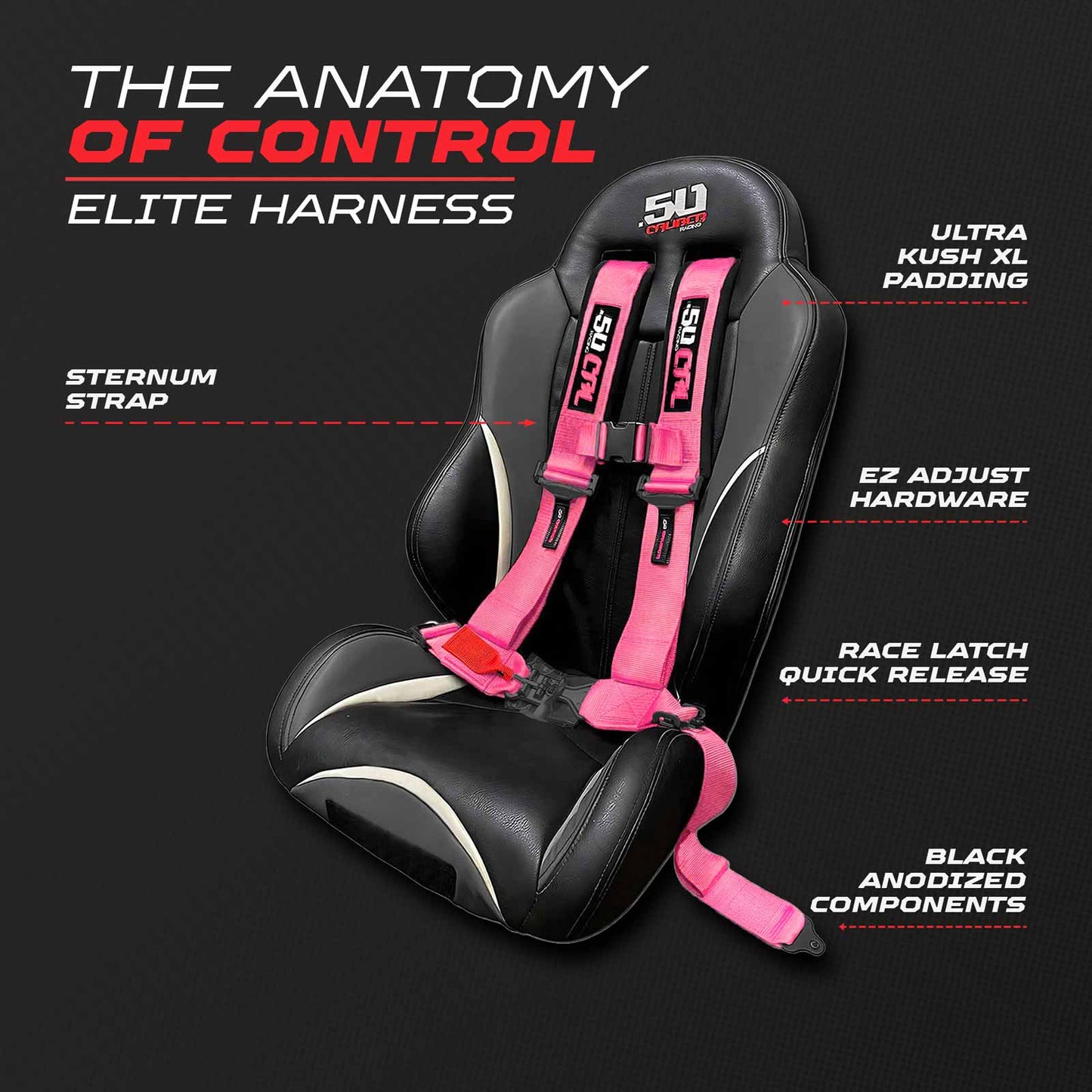 2" & 3" 4 Point Quick Fit Harness