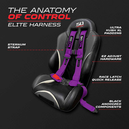 2" & 3" 4 Point Quick Fit Harness