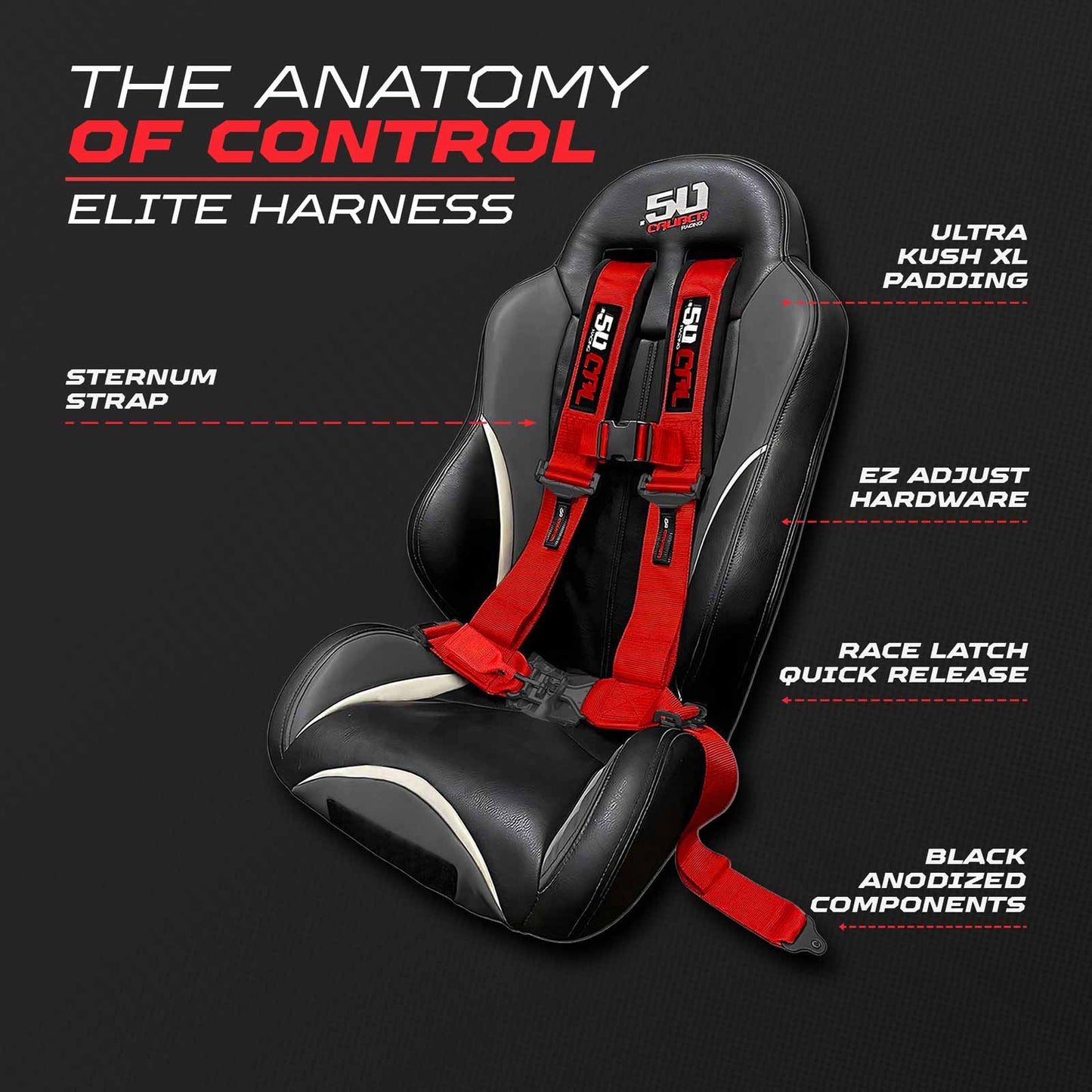 2" & 3" 4 Point Quick Fit Harness