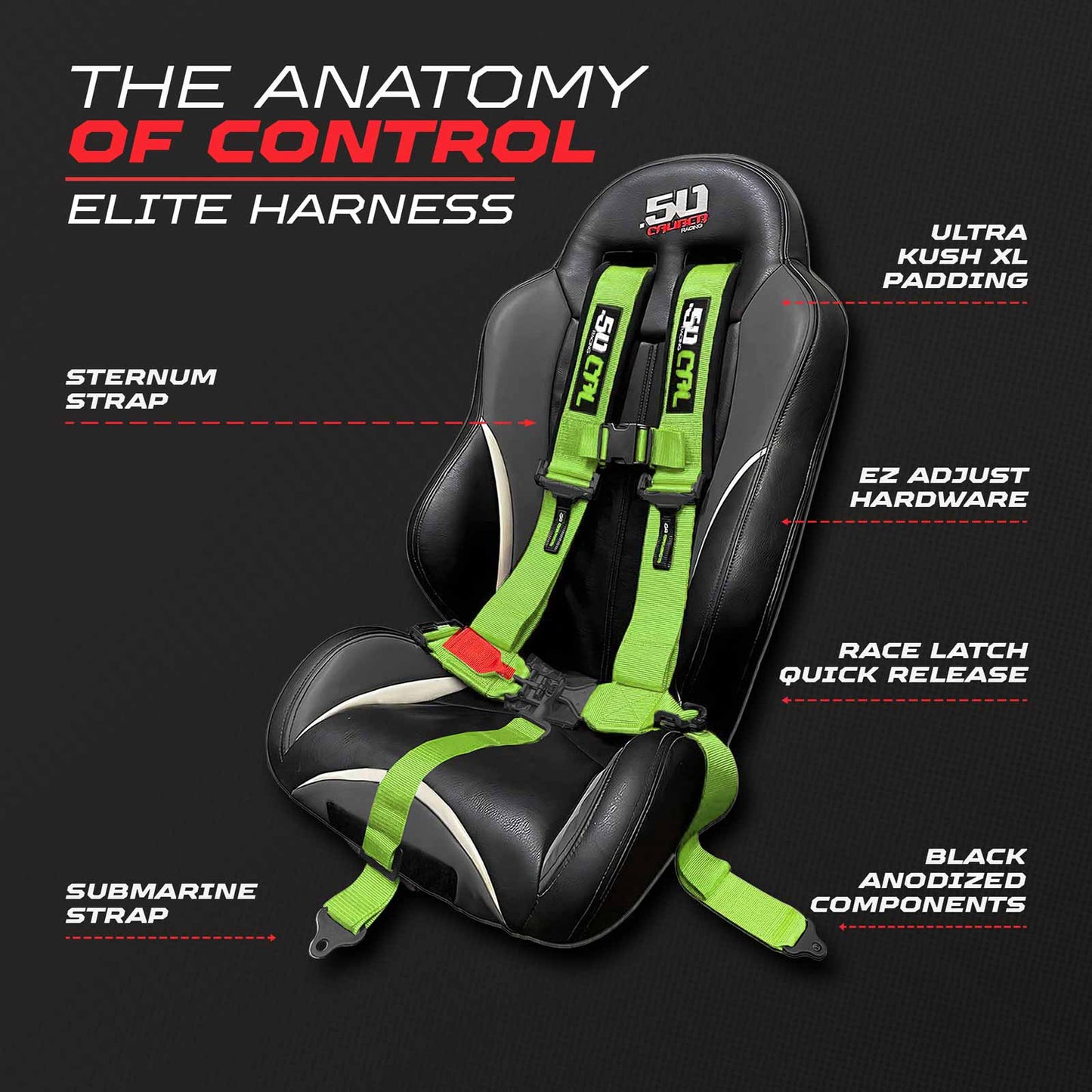 2" & 3" 4 Point Quick Fit Harness