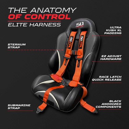 2" & 3" 4 Point Quick Fit Harness
